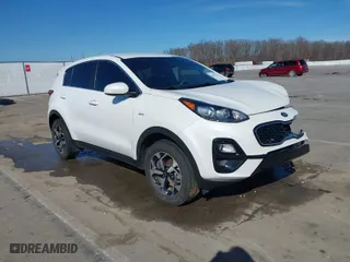 2022 Kia Sportage LX with VIN KNDPMCAC8N7957004, listed as a IAAI auction lot 41685122 with 52,414 mi miles. Bid and sale history available at carsss.com. Image 1.