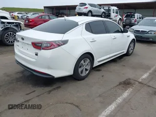 2016 Kia Optima Hybrid with VIN KNAGM4AD2G5094596, listed as a IAAI auction lot 41826923 with 146,240 mi miles. Bid and sale history available at carsss.com. Image 4.