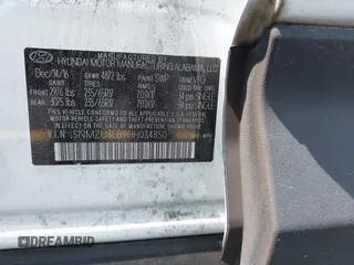 2017 Hyundai Santa Fe 2.4L z VIN 5NMZU3LB9HH034850, wystawiony jako IAAI lot #42342054 z przebiegiem 192 154 mil mil oraz . Historia ofert i sprzedaży dostępna na DreamBid. Obrazek 9.