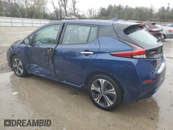 2018 Nissan LEAF S with VIN 1N4AZ1CPXJC307996, listed as a Copart auction lot 55135345 with 73,770 mi miles and Clean Title. Bid and sale history available at DreamBid. Image 2.