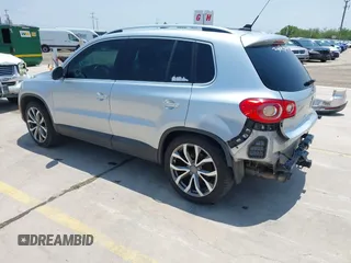 2010 Volkswagen Tiguan S with VIN WVGAV7AX6AW510843, listed as a IAAI auction lot 42345658 with 126,313 mi miles and . Bid and sale history available at DreamBid. Image 3.