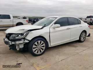 2015 Honda Accord Sedan EX-L with VIN 1HGCR3F80FA007391, listed as a Copart auction lot 51086995 with 170,180 mi miles and Salvage Title. Bid and sale history available at carsss.com. Image 1.