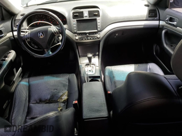 2005 Acura TSX with VIN JH4CL96905C009980, listed as a Copart auction lot 58100525 with 274,759 mi miles and Clean title. Bid and sale history available at DreamBid. Image 8.