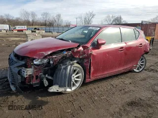 2013 Lexus CT 200h with VIN JTHKD5BH4D2167516, listed as a Copart auction lot 47007935 with Not provided miles and Salvage title. Bid and sale history available at DreamBid. Image 1.