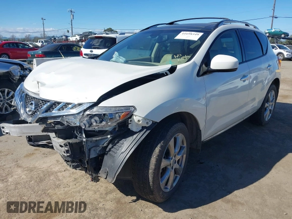 2012 Nissan Murano SL with VIN JN8AZ1MW0CW232649, listed as a IAAI auction lot 41698349 with 32,108 mi miles and . Bid and sale history available at DreamBid. Image 19.
