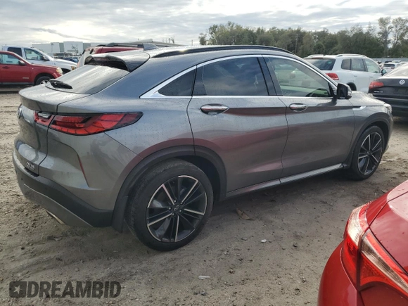 2022 Infiniti QX55 Sensory z VIN 3PCAJ5L39NF102667, wystawiony jako Copart lot #39256554 z przebiegiem 28 110 mil mil oraz . Historia ofert i sprzedaży dostępna na DreamBid. Obrazek 3.