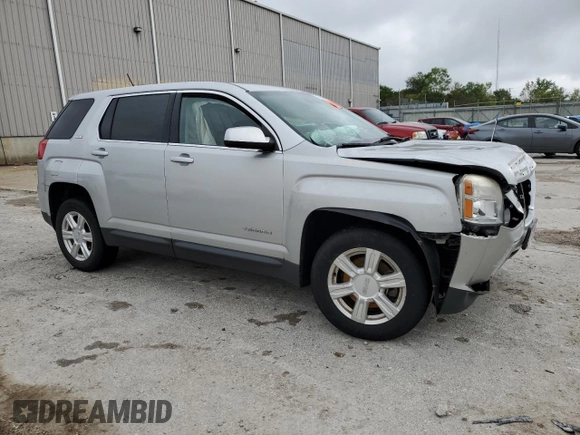 2014 GMC Terrain SLE with VIN 2GKALMEK3E6358791, listed as a Copart auction lot 73153154 with Not Provided miles and Salvage Title. Bid and sale history available at DreamBid. Image 4.
