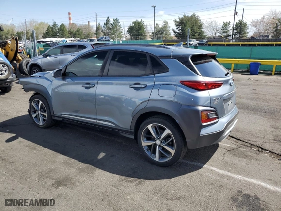 2020 Hyundai Kona Limited with VIN KM8K3CA56LU412119, listed as a Copart auction lot 52024435 with 55,128 mi miles and Salvage Title. Bid and sale history available at carsss.com. Image 2.