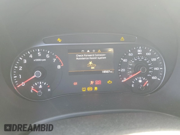2022 Kia Soul Turbo with VIN KNDJ53AF2N7800856, listed as a Copart auction lot 83458294 with 18,567 mi miles and Non Repairable. Bid and sale history available at carsss.com. Image 9.