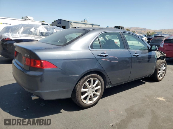 2006 Acura TSX Navi with VIN JH4CL96916C016258, listed as a Copart auction lot 58802155 with 207,697 mi miles and Salvage title. Bid and sale history available at DreamBid. Image 3.