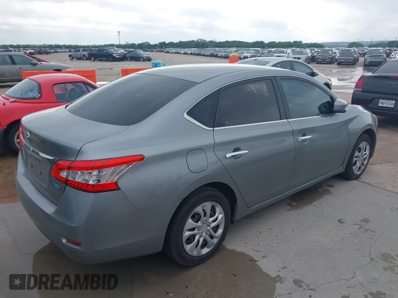 2014 Nissan Sentra S with VIN 3N1AB7AP5EL691056, listed as a IAAI auction lot 42118991 with 129,023 mi miles and . Bid and sale history available at DreamBid. Image 4.
