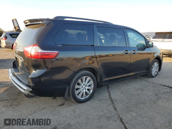 2016 Toyota Sienna Ltd with VIN 5TDDK3DC3GS130346, listed as a Copart auction lot 51062635 with 264,592 mi miles and Salvage Title. Bid and sale history available at carsss.com. Image 3.