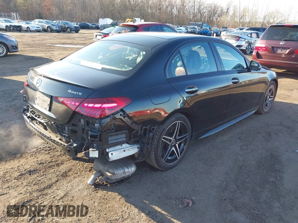 2022 Mercedes-Benz C 300 with VIN W1KAF4HB2NR041156, listed as a IAAI auction lot 41125228 with 19,465 mi miles and . Bid and sale history available at DreamBid. Image 4.