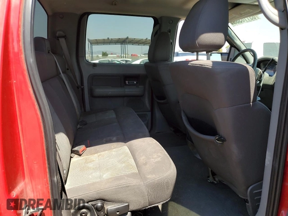 2006 Ford F-150 XLT with VIN 1FTRW12W96FB04831, listed as a Copart auction lot 63116385 with 111,162 mi miles and Salvage title. Bid and sale history available at DreamBid. Image 10.