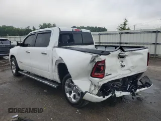 2019 Ram 1500 Big Horn with VIN 1C6RREFT1KN683657, listed as a Copart auction lot 58408885 with 70,556 mi miles and Non repairable. Bid and sale history available at DreamBid. Image 2.
