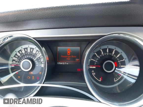 2013 Ford Mustang GT with VIN 1ZVBP8CF1D5232518, listed as a IAAI auction lot 42532816 with 170,412 mi miles and . Bid and sale history available at DreamBid. Image 7.