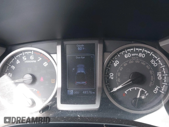 2017 Toyota Tacoma SR5 with VIN 3TMAZ5CN6HM050456, listed as a IAAI auction lot 38968606 with 48,576 mi miles and . Bid and sale history available at DreamBid. Image 7.