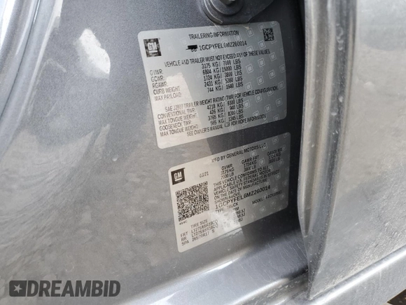 2021 Chevrolet Silverado 1500 LT Trail Boss with VIN 1GCPYFEL6MZ260014, listed as a Copart auction lot 84107774 with Not Provided miles and Salvage Title. Bid and sale history available at DreamBid. Image 13.