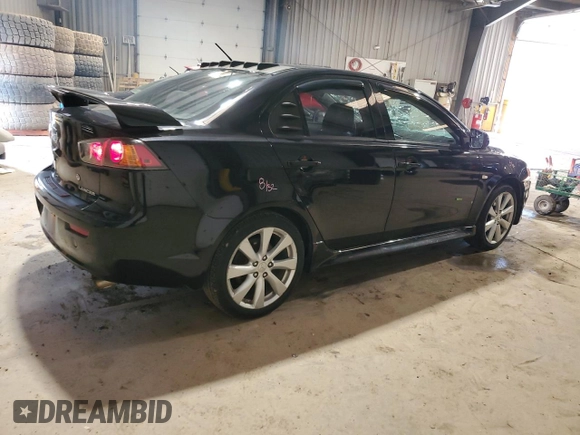2014 Mitsubishi Lancer GT with VIN JA32U8FW1EU001082, listed as a Copart auction lot 49769595 with 169,995 mi miles and Salvage Title. Bid and sale history available at carsss.com. Image 3.