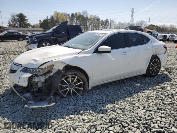 2016 Acura TLX Advance with VIN 19UUB3F71GA001164, listed as a Copart auction lot 51148235 with Not provided miles and Salvage title. Bid and sale history available at DreamBid. Image 1.