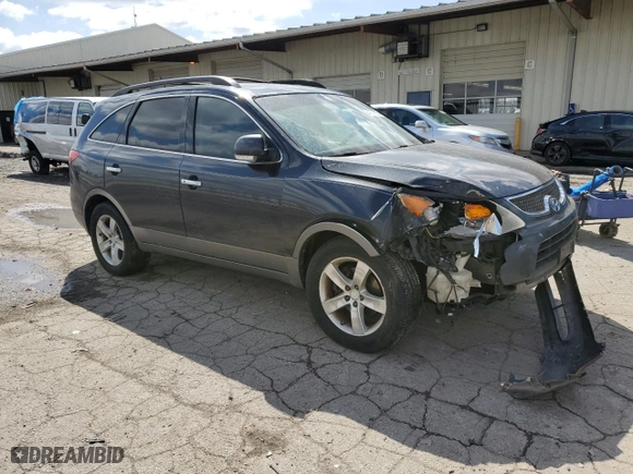 2008 Hyundai Veracruz GLS with VIN KM8NU73C88U033238, listed as a Copart auction lot 49709165 with 79,510 mi miles and Salvage Title. Bid and sale history available at carsss.com. Image 4.