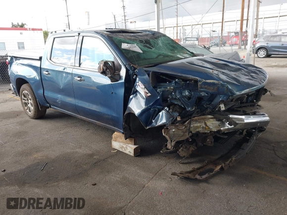 2024 Chevrolet Silverado 1500 LTZ with VIN 1GCUDGEL8RZ305935, listed as a IAAI auction lot 41946168 with 17,699 mi miles and . Bid and sale history available at DreamBid. Image 1.