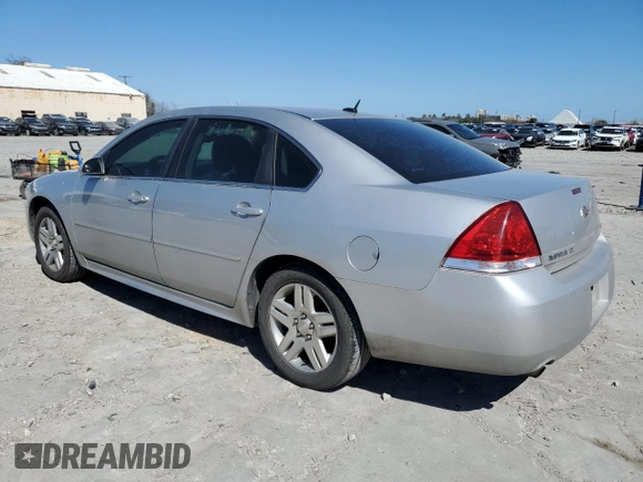 2014 Chevrolet Impala LT with VIN 2G1WB5E39E1147619, listed as a Copart auction lot 46898055 with 146,009 mi miles and Salvage Title. Bid and sale history available at DreamBid. Image 2.
