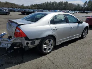 2011 Ford Fusion SPORT with VIN 3FAHP0KC5BR228896, listed as a Copart auction lot 50044725 with 47,049 mi miles and Salvage Title. Bid and sale history available at carsss.com. Image 3.