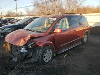2004 Nissan Quest SL with VIN 5N1BV28U44N341404, listed as a Copart auction lot 42119565 with 171,677 mi miles and Salvage Title. Bid and sale history available at carsss.com. Image 1.
