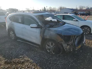 2012 Honda CR-V EX-L with VIN 5J6RM4H70CL034649, listed as a Copart auction lot 49662335 with Not Provided miles and Salvage Title. Bid and sale history available at carsss.com. Image 4.