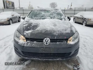 2017 Volkswagen Golf SportWagen S with VIN 3VW017AU4HM508629, listed as a Copart auction lot 88066545 with 52,348 mi miles and Salvage Title. Bid and sale history available at carsss.com. Image 5.