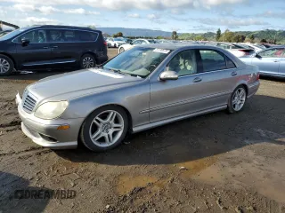 2006 Mercedes-Benz S 500 with VIN WDBNG75J46A482436, listed as a Copart auction lot 51138575 with 145,632 mi miles and Salvage title. Bid and sale history available at DreamBid. Image 1.