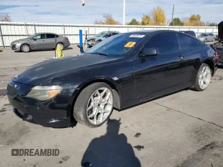 2005 BMW 6 Series 645Ci with VIN WBAEH73455CF95326, listed as a Copart auction lot 78535474 with 221,966 mi miles and Salvage Title. Bid and sale history available at carsss.com. Image 1.