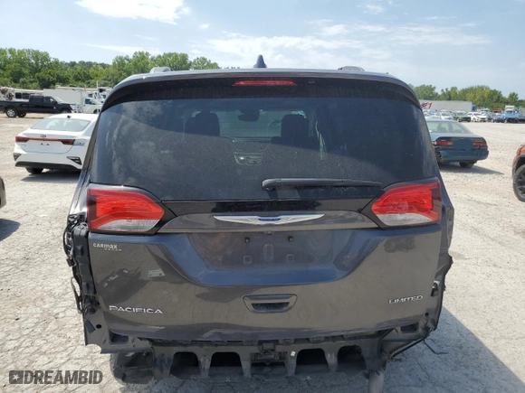 2018 Chrysler Pacifica Limited with VIN 2C4RC1GGXJR263188, listed as a Copart auction lot 65621954 with 72,774 mi miles and Salvage Title. Bid and sale history available at carsss.com. Image 6.