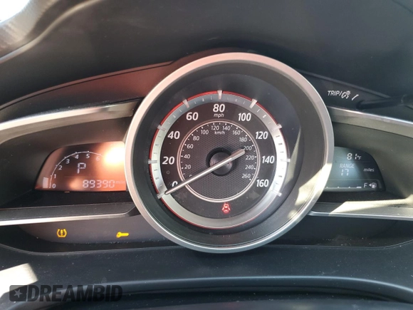 2015 Mazda 3 i Grand Touring with VIN 3MZBM1W7XFM171865, listed as a Copart auction lot 47602125 with 89,390 mi miles and Clean Title. Bid and sale history available at DreamBid. Image 9.