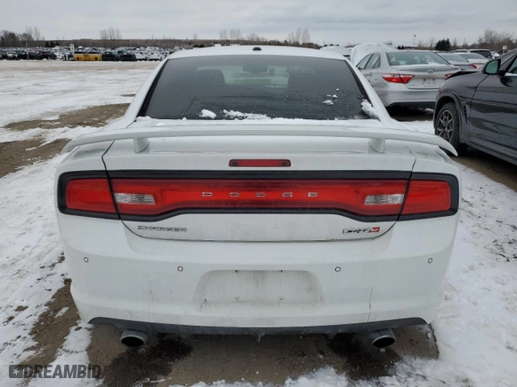 2012 Dodge Charger SRT8 with VIN 2C3CDXEJ2CH105073, listed as a Copart auction lot 85761364 with 232,708 mi miles and Clean Title. Bid and sale history available at carsss.com. Image 6.