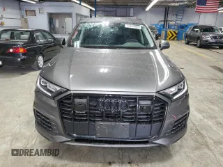 2021 Audi Q7 Premium Plus with VIN WA1LXAF7XMD035947, listed as a Copart auction lot 59604885 with 25,850 mi miles and Salvage title. Bid and sale history available at DreamBid. Image 5.