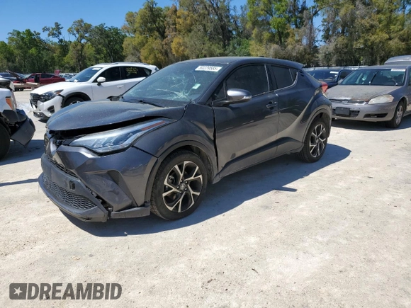 2021 Toyota C-HR LE with VIN NMTKHMBX9MR123073, listed as a Copart auction lot 50229585 with 88,705 mi miles and Salvage Title. Bid and sale history available at carsss.com. Image 1.