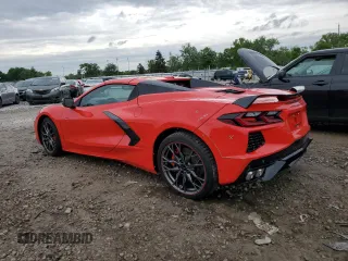 2023 Chevrolet Corvette 2LT with VIN 1G1YB3D4XP5122883, listed as a Copart auction lot 53987824 with 4,388 mi miles and Salvage Title. Bid and sale history available at carsss.com. Image 2.