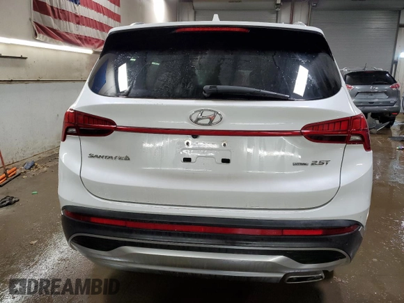 2022 Hyundai Santa Fe Limited with VIN 5NMS4DAL7NH416275, listed as a Copart auction lot 44754625 with 28,066 mi miles and Salvage Title. Bid and sale history available at carsss.com. Image 6.