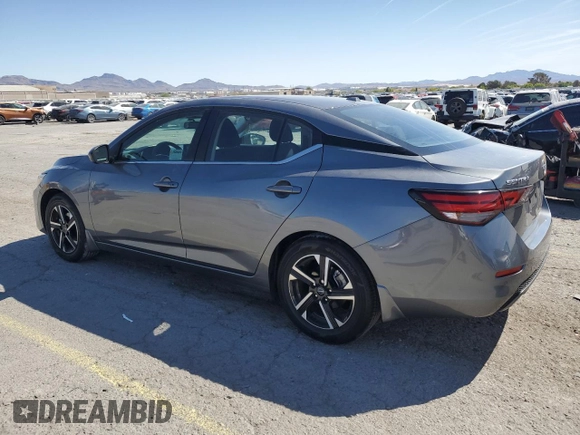 2024 Nissan Sentra SV with VIN 3N1AB8CVXRY322672, listed as a Copart auction lot 54098245 with 5,276 mi miles and Salvage title. Bid and sale history available at DreamBid. Image 2.