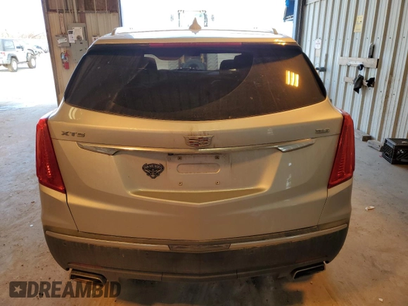 2017 Cadillac XT5 Luxury FWD with VIN 1GYKNBRS0HZ256473, listed as a Copart auction lot 45385105 with 107,314 mi miles and Salvage Title. Bid and sale history available at DreamBid. Image 6.
