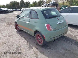 2016 FIAT 500 Easy with VIN 3C3CFFKR0GT125964, listed as a IAAI auction lot 41931189 with 90,237 mi miles. Bid and sale history available at carsss.com. Image 3.