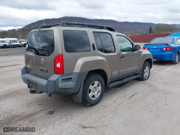 2005 Nissan Xterra S with VIN 5N1AN08W95C614139, listed as a IAAI auction lot 41866564 with 161,643 mi miles. Bid and sale history available at carsss.com. Image 4.