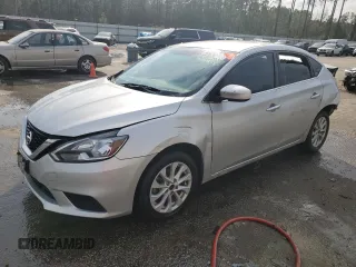 2019 Nissan Sentra S with VIN 3N1AB7AP6KY343765, listed as a Copart auction lot 48856355 with 160,230 mi miles and Salvage Title. Bid and sale history available at carsss.com. Image 1.