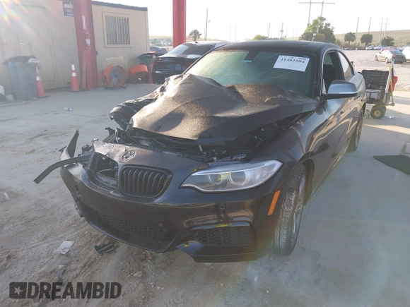 2016 BMW 2 Series M235i with VIN WBA1J7C55GV360926, listed as a IAAI auction lot 41482584 with 60,172 mi miles. Bid and sale history available at carsss.com. Image 17.
