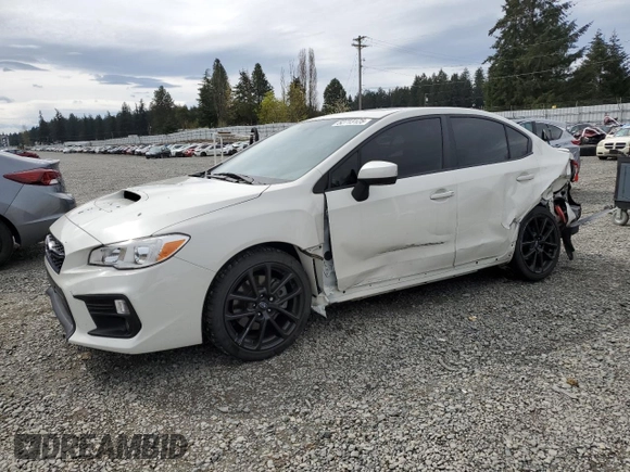 2021 Subaru WRX Premium with VIN JF1VA1C6XM9805195, listed as a Copart auction lot 52713125 with 7,513 mi miles and Salvage Title. Bid and sale history available at carsss.com. Image 1.