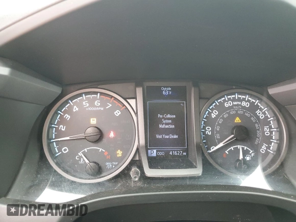 2019 Toyota Tacoma SR z VIN 3TMCZ5AN1KM190613, wystawiony jako Copart lot #57983795 z przebiegiem 41 627 mil mil oraz Szkoda całkowita • Salvage title. Historia ofert i sprzedaży dostępna na DreamBid. Obrazek 9.