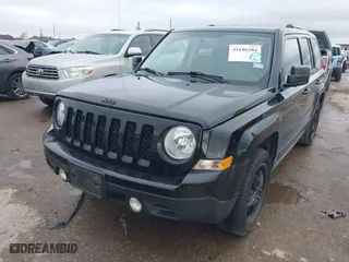 2014 Jeep Patriot Sport with VIN 1C4NJPBA5ED769871, listed as a IAAI auction lot 41146384 with 63,356 mi miles. Bid and sale history available at carsss.com. Image 2.