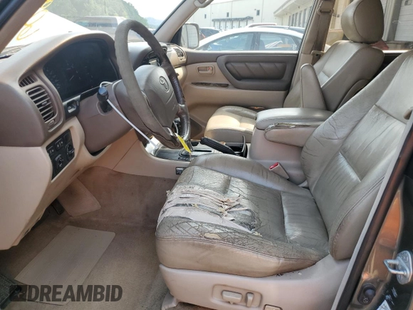 1999 Toyota Land Cruiser z VIN JT3HT05J8X0047612, wystawiony jako Copart lot #60983565 z przebiegiem 390 718 mil mil oraz Czysty tytuł • Clean title. Historia ofert i sprzedaży dostępna na DreamBid. Obrazek 7.